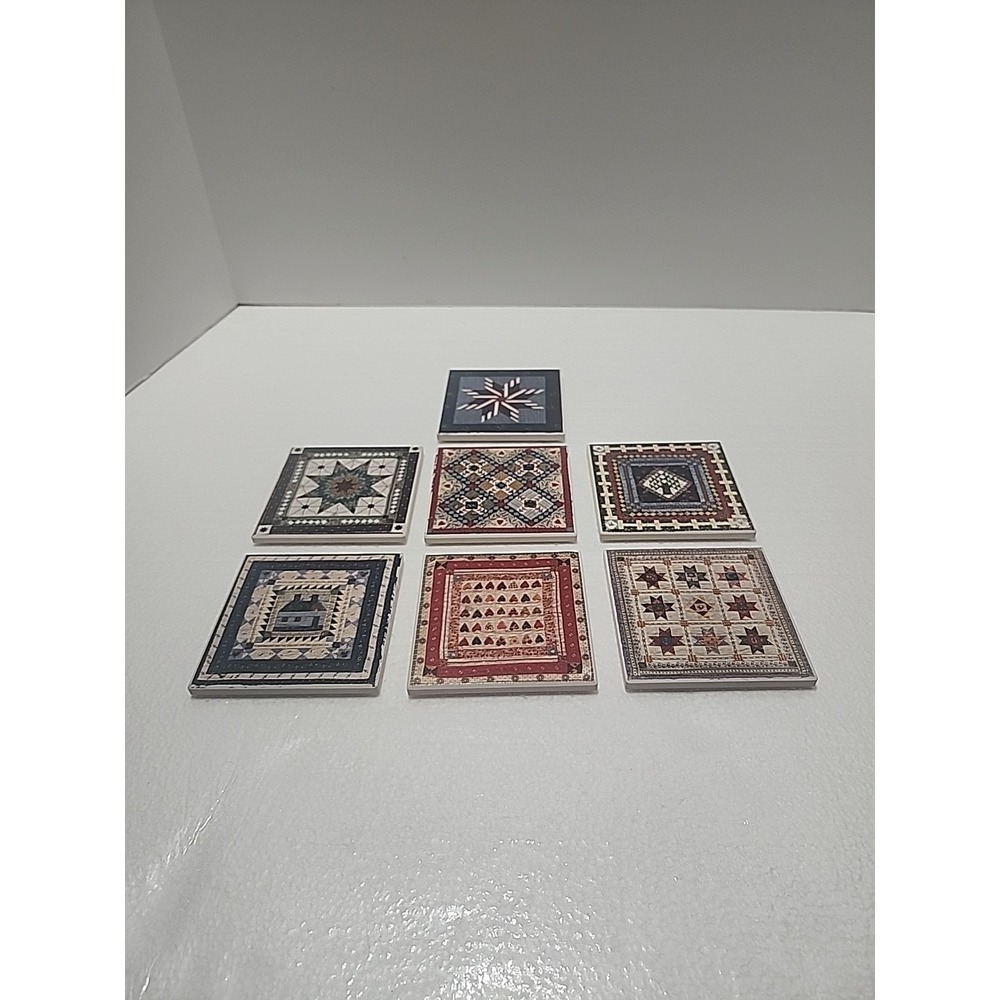 Highland Graphics Set Of 7 Ceramic Coasters